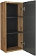Акватон Шкаф подвесной Сохо 35 графит софт/дуб веллингтон – фотография-7